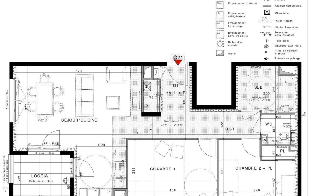 Annonces ST CYR : Apartment | CHASSIEU (69680) | 65 m2 | 305 000 € 