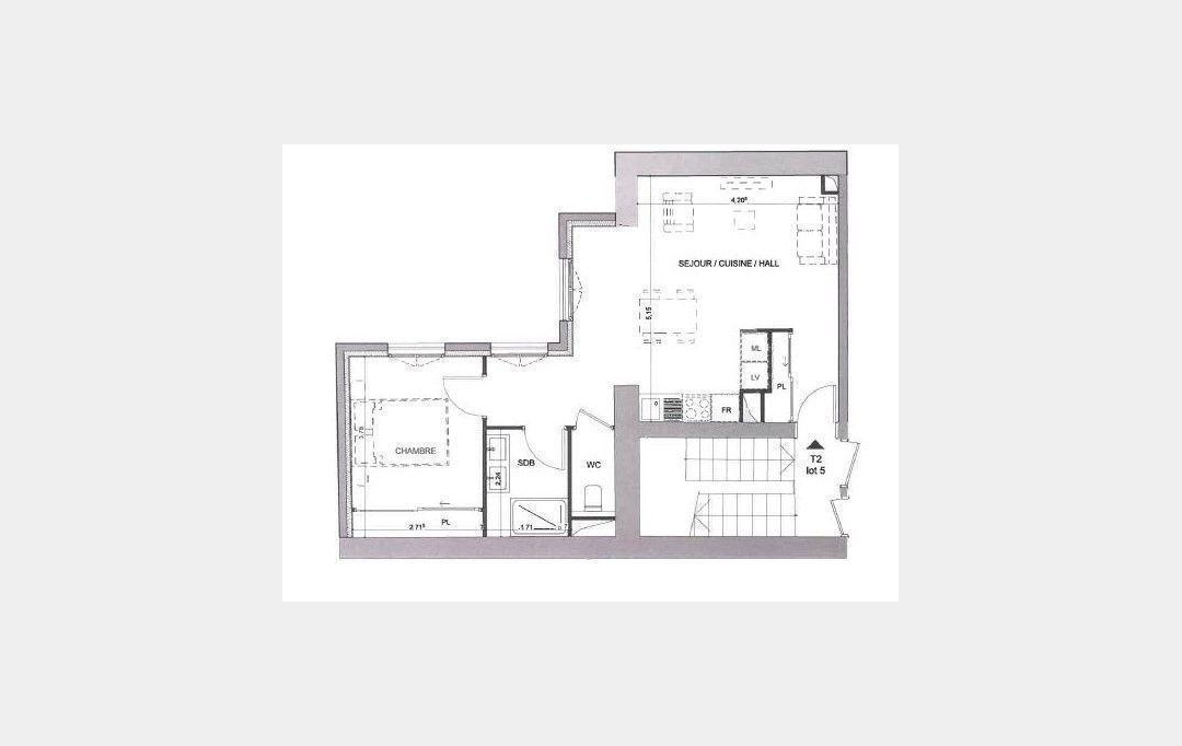 Annonces ST CYR : Apartment | LYON (69005) | 45 m2 | 273 000 € 