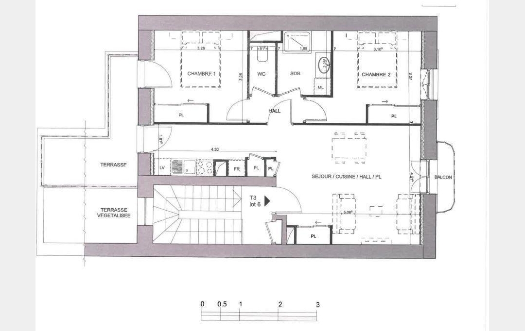 Annonces ST CYR : Appartement | LYON (69005) | 57 m2 | 390 000 € 