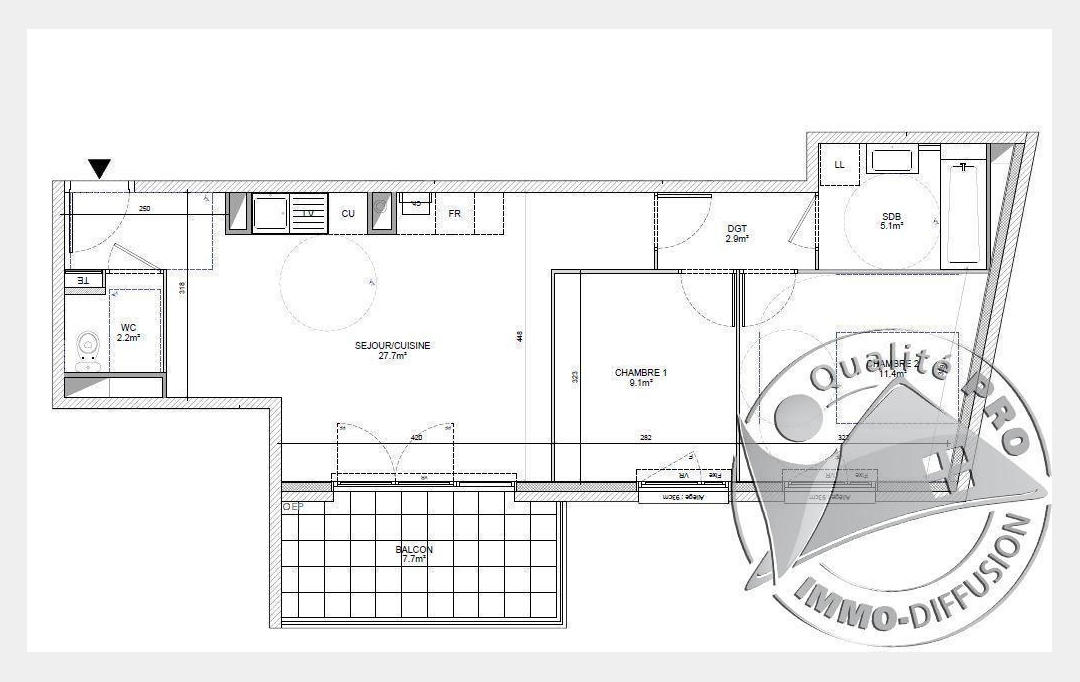 Annonces ST CYR : Apartment | ECULLY (69130) | 58 m2 | 314 000 € 
